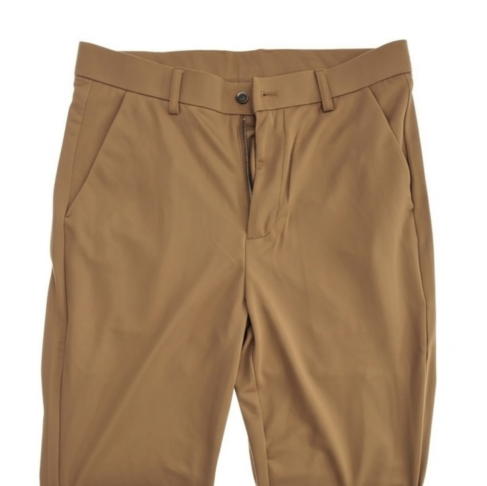 Timeless Flex NWT Mens Dress/Casual High Stretch Straight Fit Pants, Khaki 32 W - Picture 2 of 7